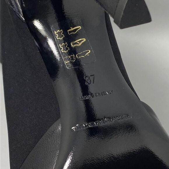 Alexander Wang Black Viola 105 Boots size 37 - Picture 12 of 12